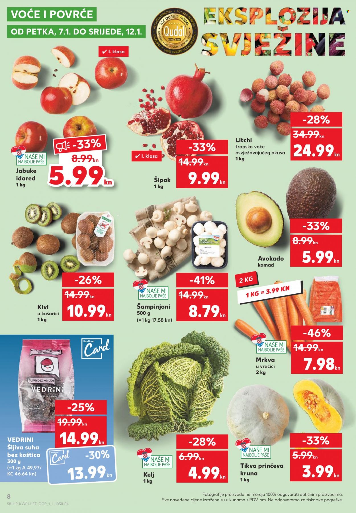 Kaufland katalog - 07.01.2022. - 12.01.2022. Stranica 8