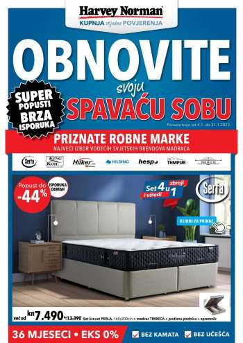 Harvey Norman katalog - 04.01.2022. - 31.01.2022.