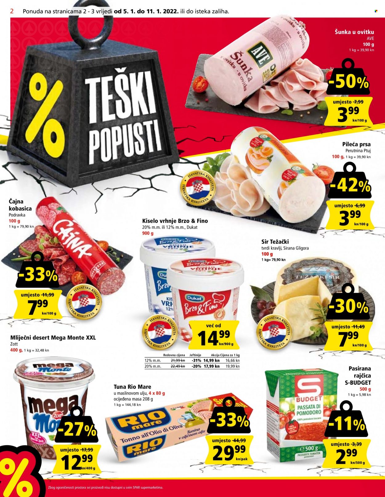 SPAR katalog - 05.01.2022. - 11.01.2022. Stranica 2