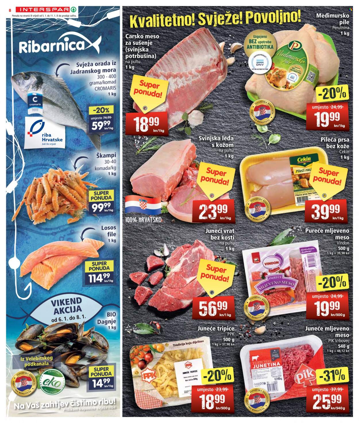 INTERSPAR katalog - 05.01.2022. - 11.01.2022. Stranica 8