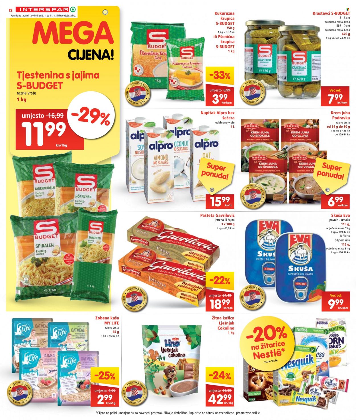INTERSPAR katalog - 05.01.2022. - 11.01.2022. Stranica 12
