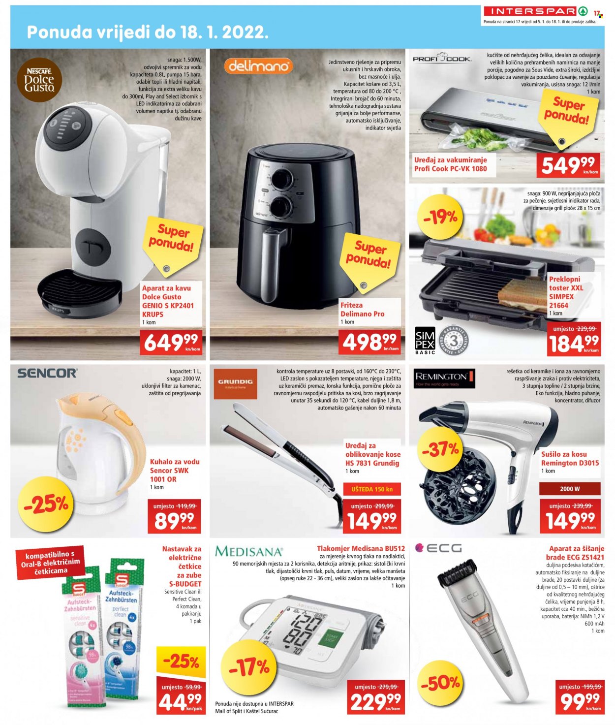 INTERSPAR katalog - 05.01.2022. - 11.01.2022. Stranica 17