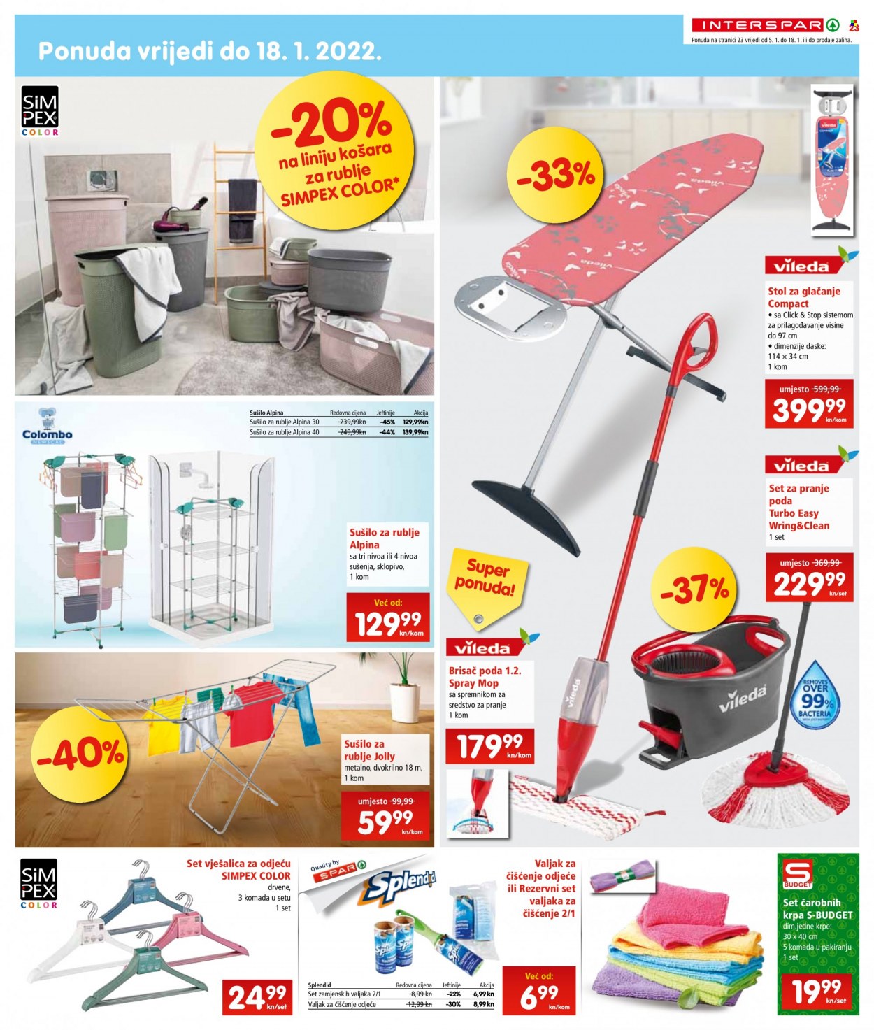 INTERSPAR katalog - 05.01.2022. - 11.01.2022. Stranica 23