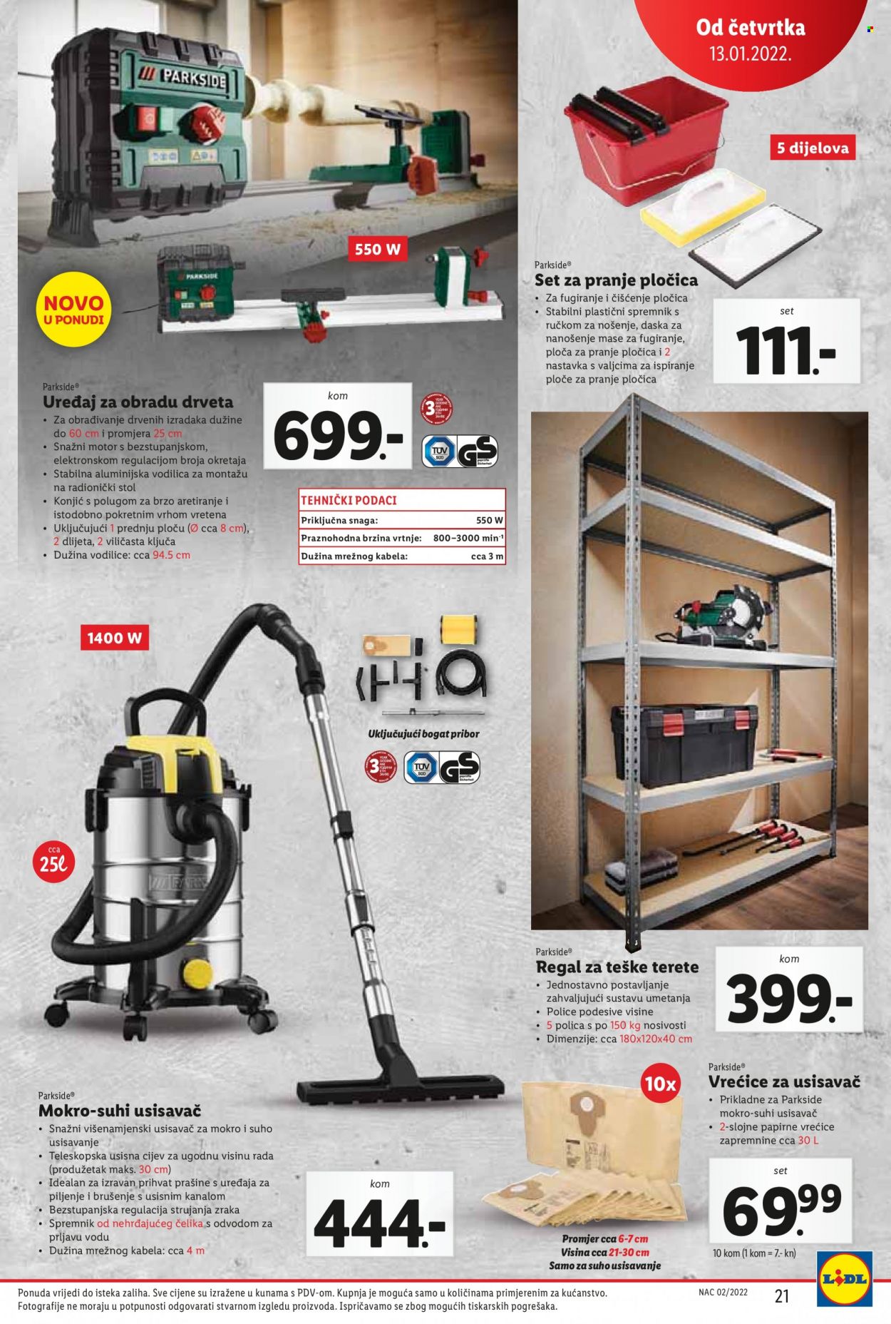 Lidl katalog - 10.01.2022. - 16.01.2022. Stranica 21