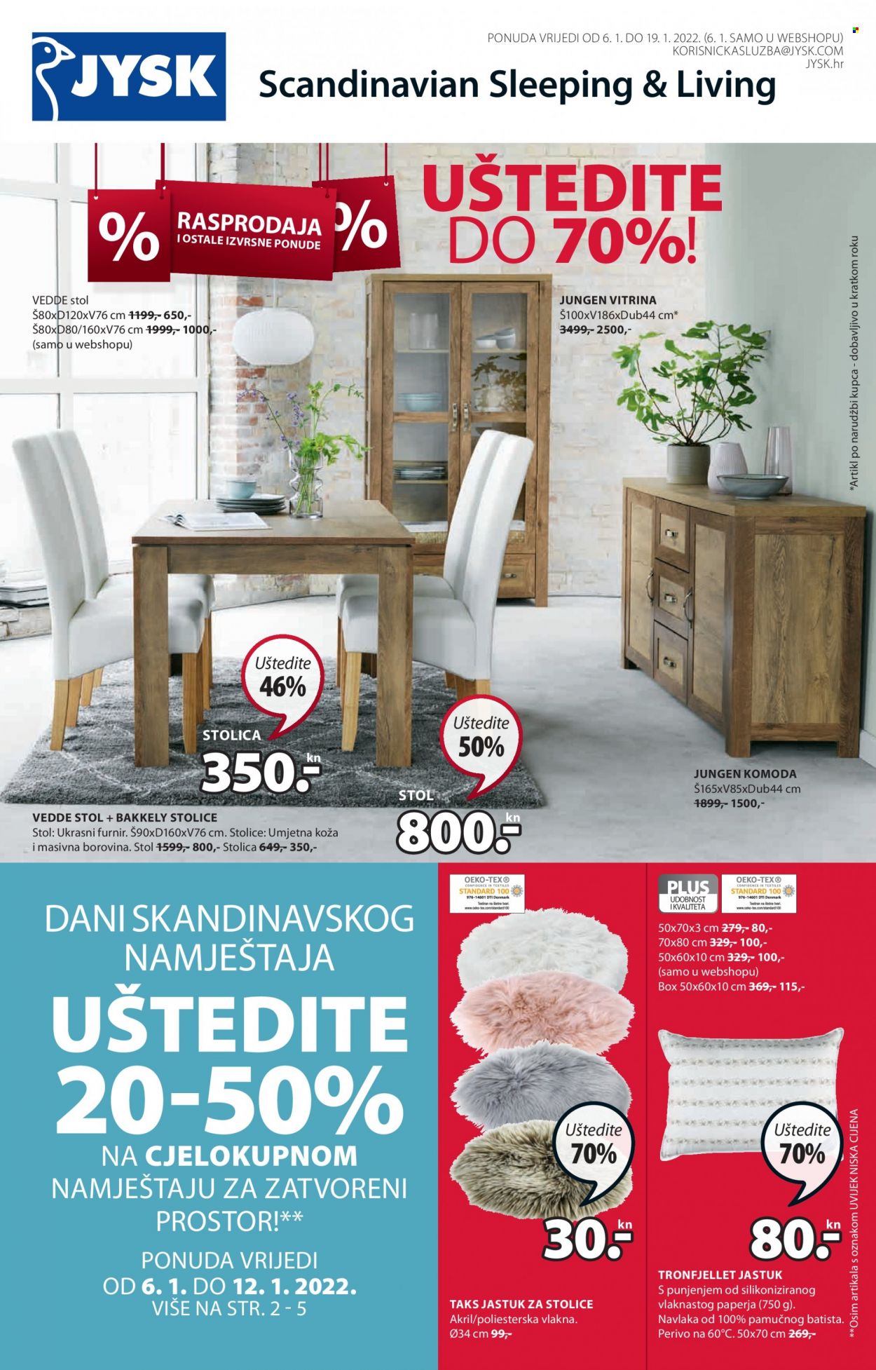 JYSK katalog - 06.01.2022. - 19.01.2022. Stranica 1