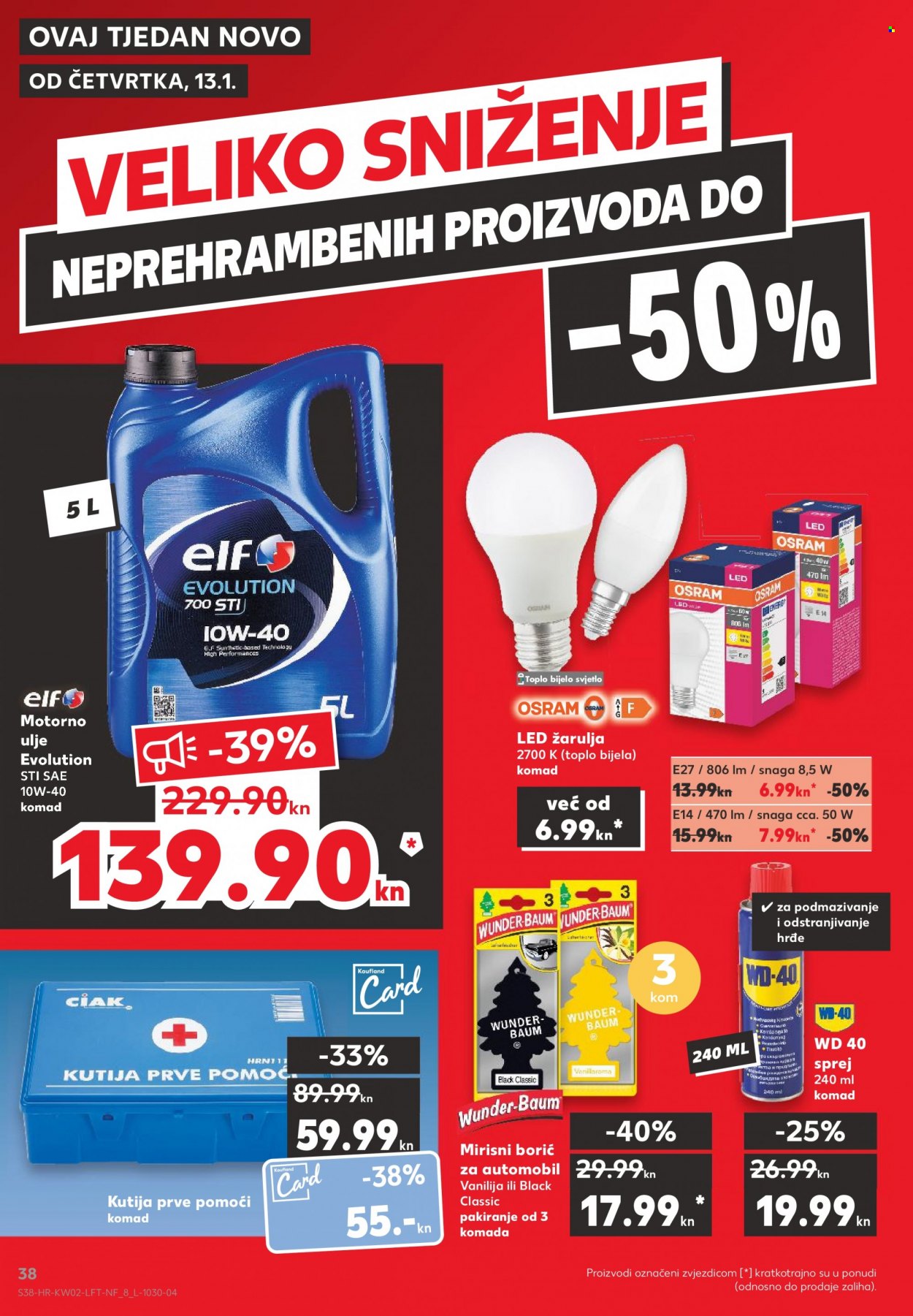 Kaufland katalog - 13.01.2022. - 19.01.2022. Stranica 38