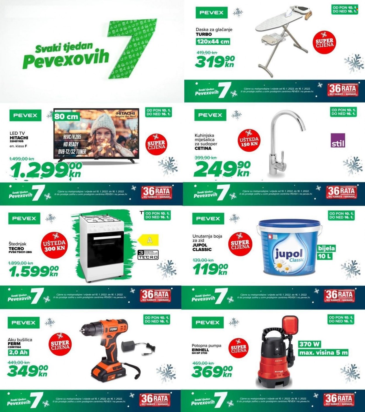Pevex katalog - 10.01.2022. - 16.01.2022. Stranica 1