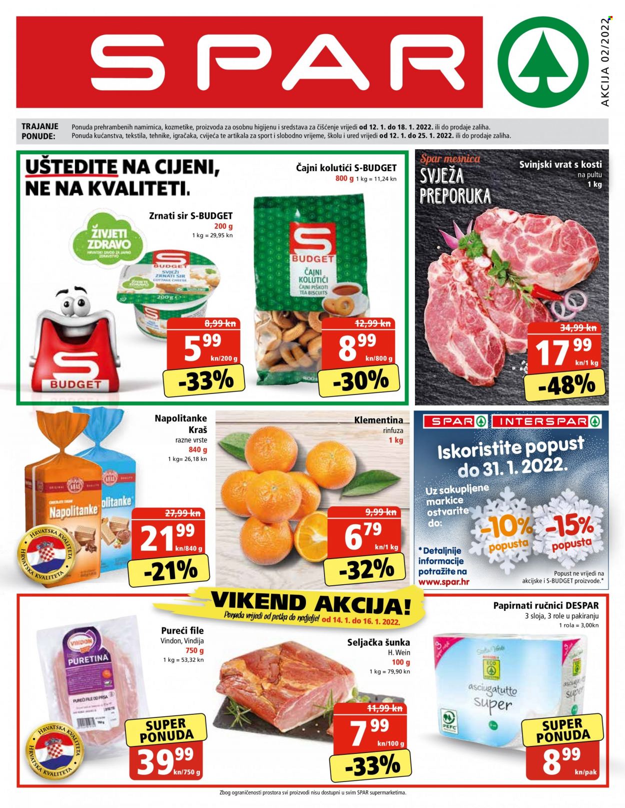 SPAR katalog - 12.01.2022. - 18.01.2022. Stranica 1