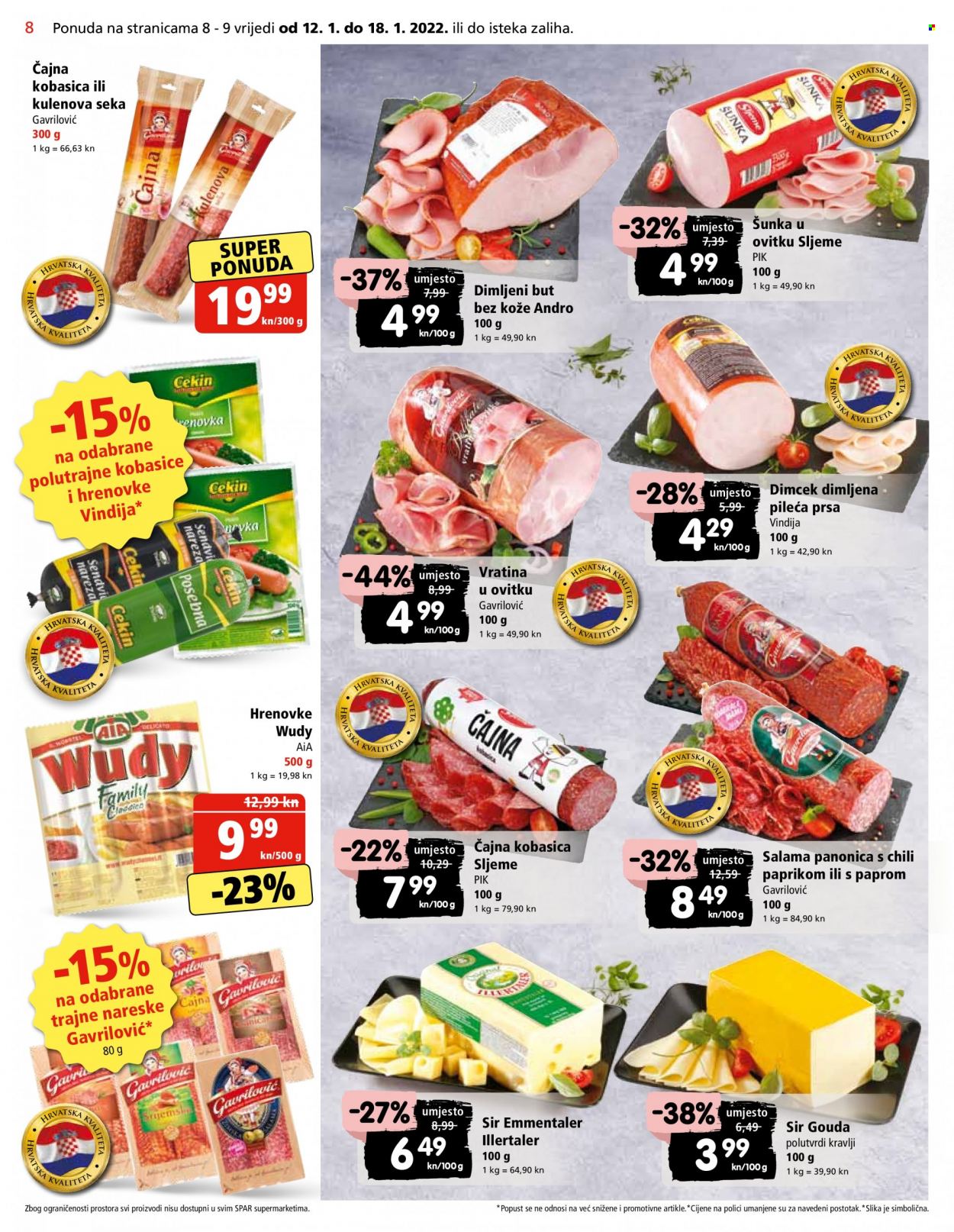 SPAR katalog - 12.01.2022. - 18.01.2022. Stranica 8