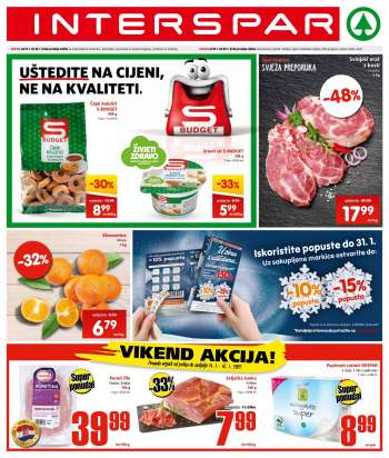 INTERSPAR katalog - 12.01.2022. - 18.01.2022.