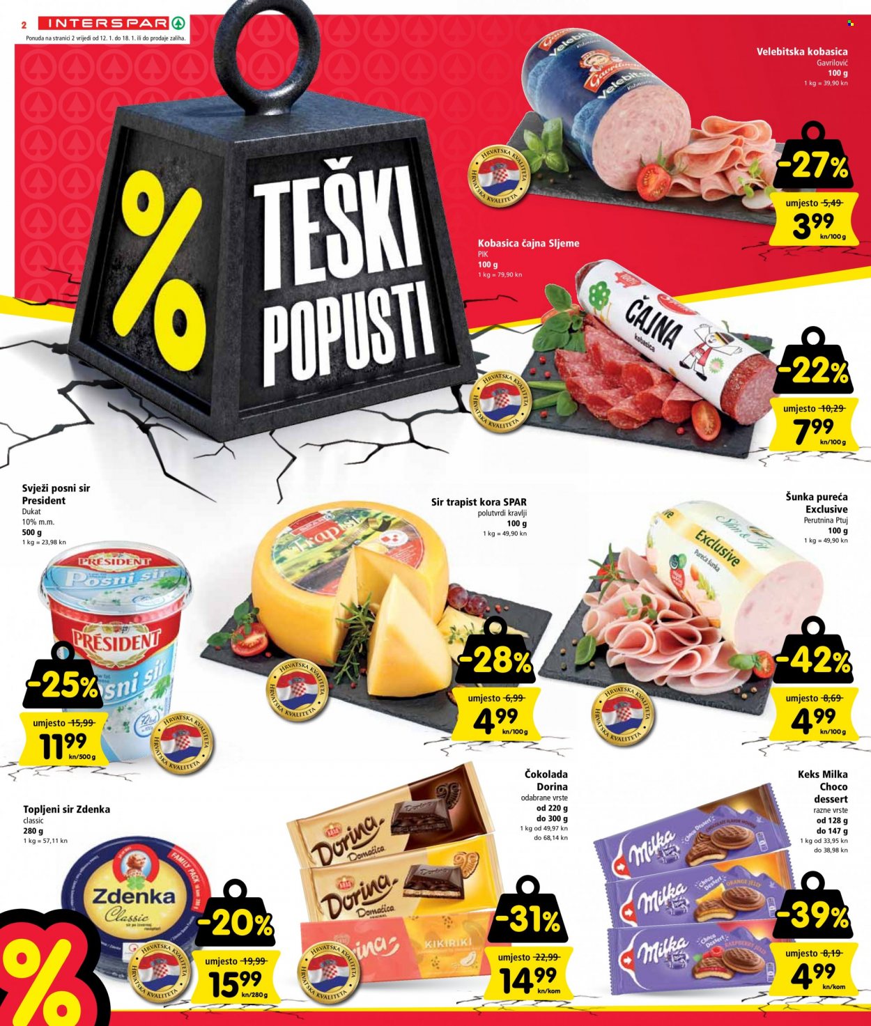 INTERSPAR katalog - 12.01.2022. - 18.01.2022. Stranica 2