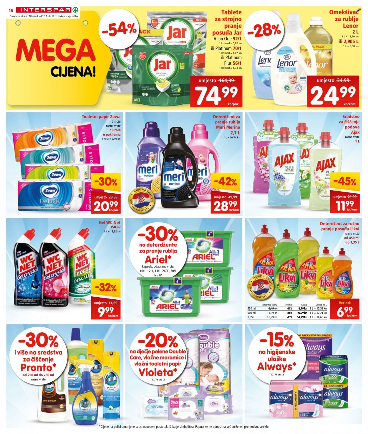 INTERSPAR katalog - 12.01.2022. - 18.01.2022. Stranica 18