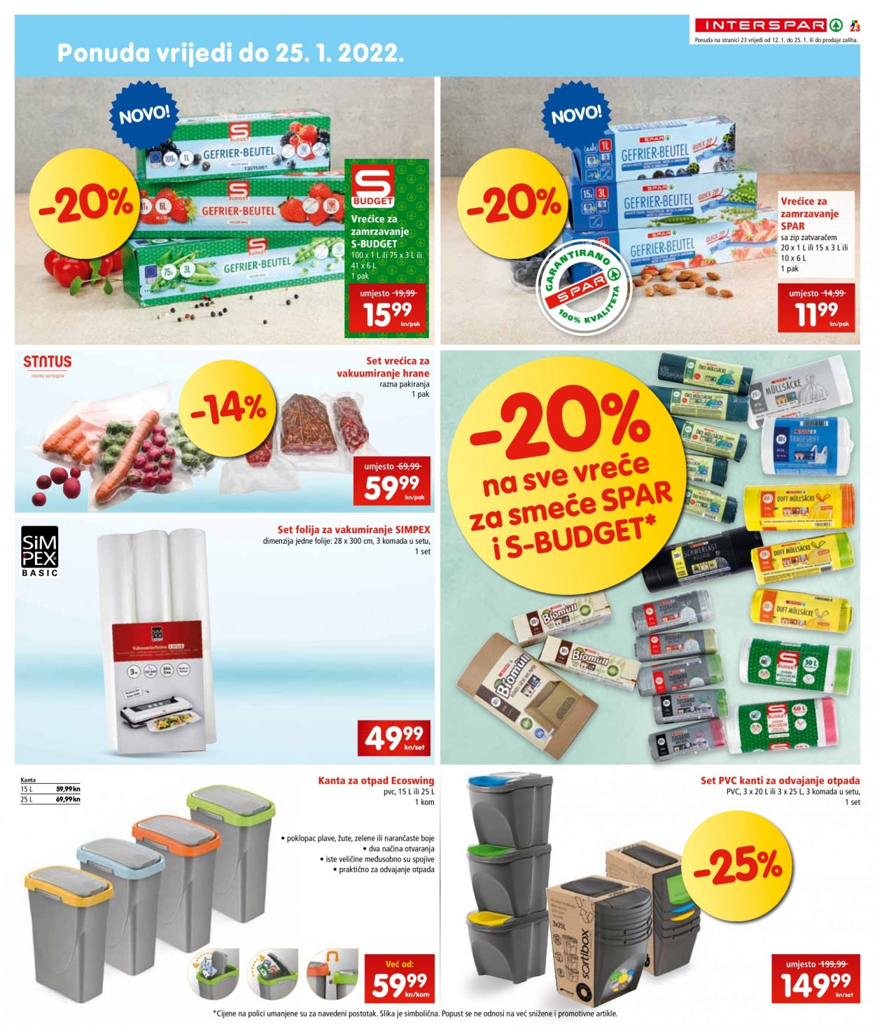INTERSPAR katalog - 12.01.2022. - 18.01.2022. Stranica 23