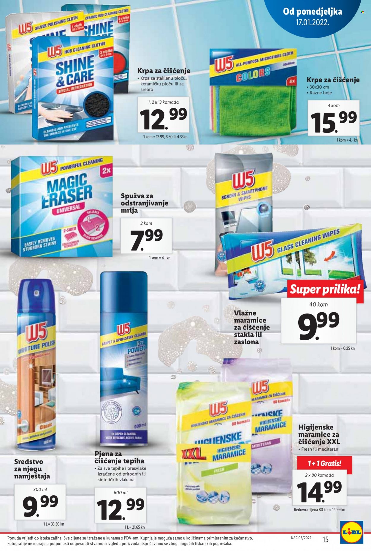 Lidl katalog - 17.01.2022. - 23.01.2022. Stranica 15