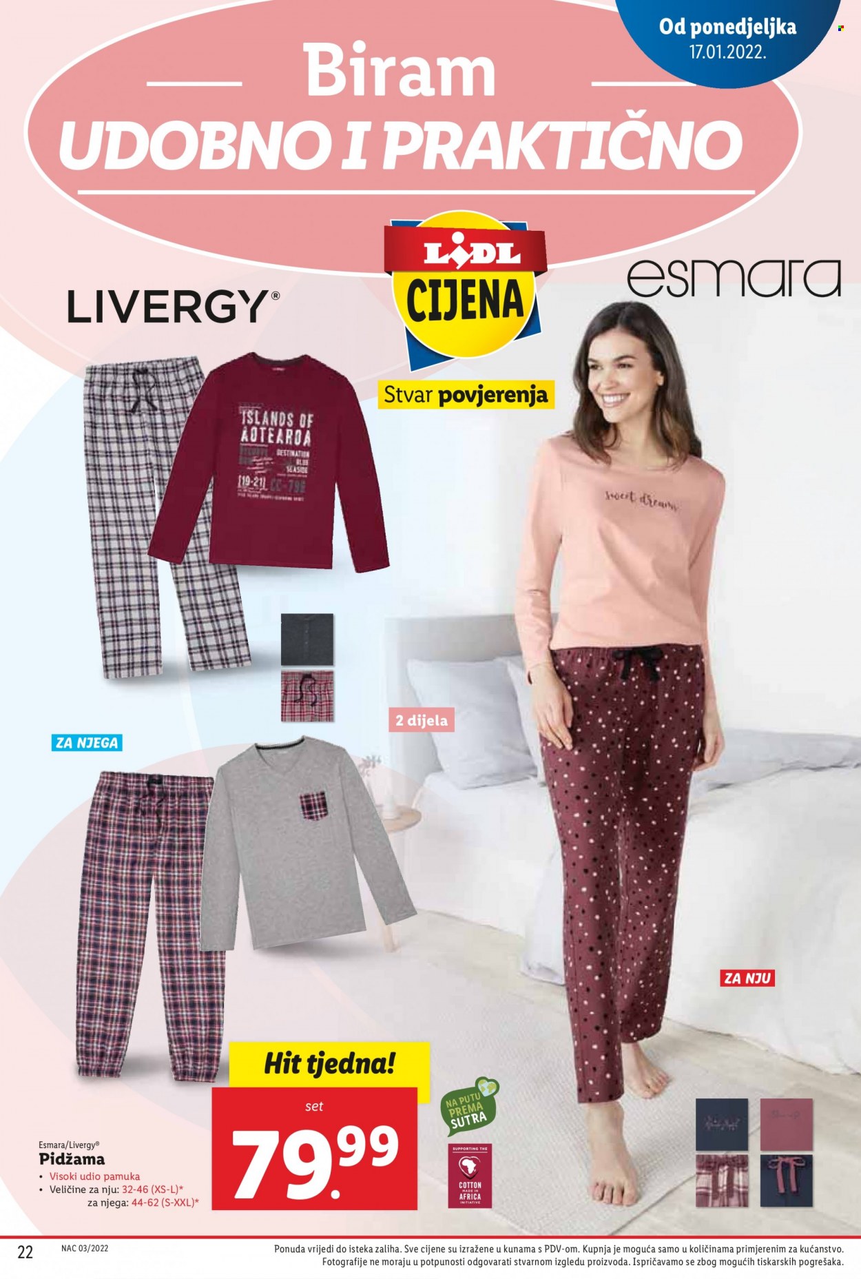 Lidl katalog - 17.01.2022. - 23.01.2022. Stranica 22