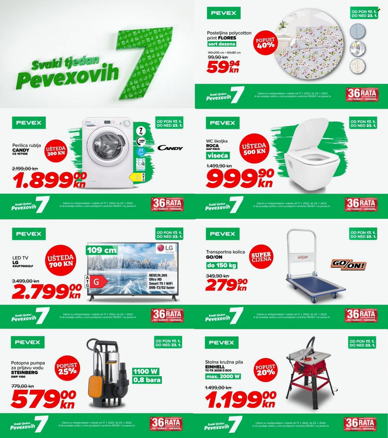 Pevex katalog - 17.01.2022. - 23.01.2022. Stranica 1