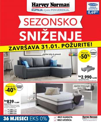 Harvey Norman katalog - 18.01.2022. - 31.01.2022.