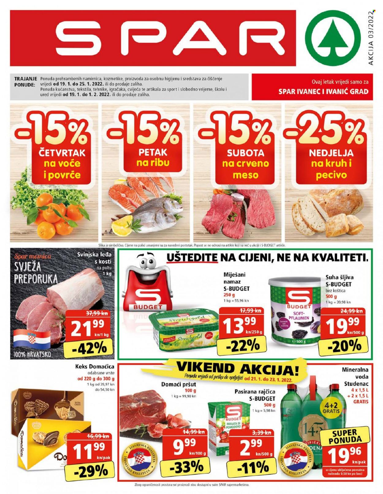 SPAR katalog - 19.01.2022. - 25.01.2022. Stranica 1