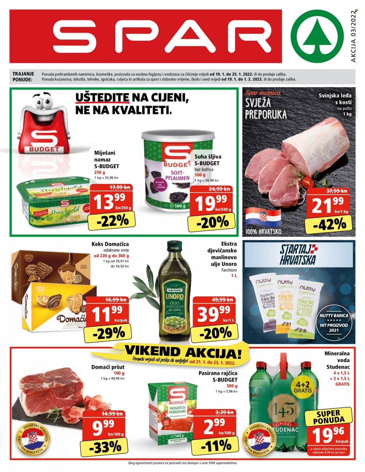 SPAR katalog - 19.01.2022. - 25.01.2022. Stranica 1
