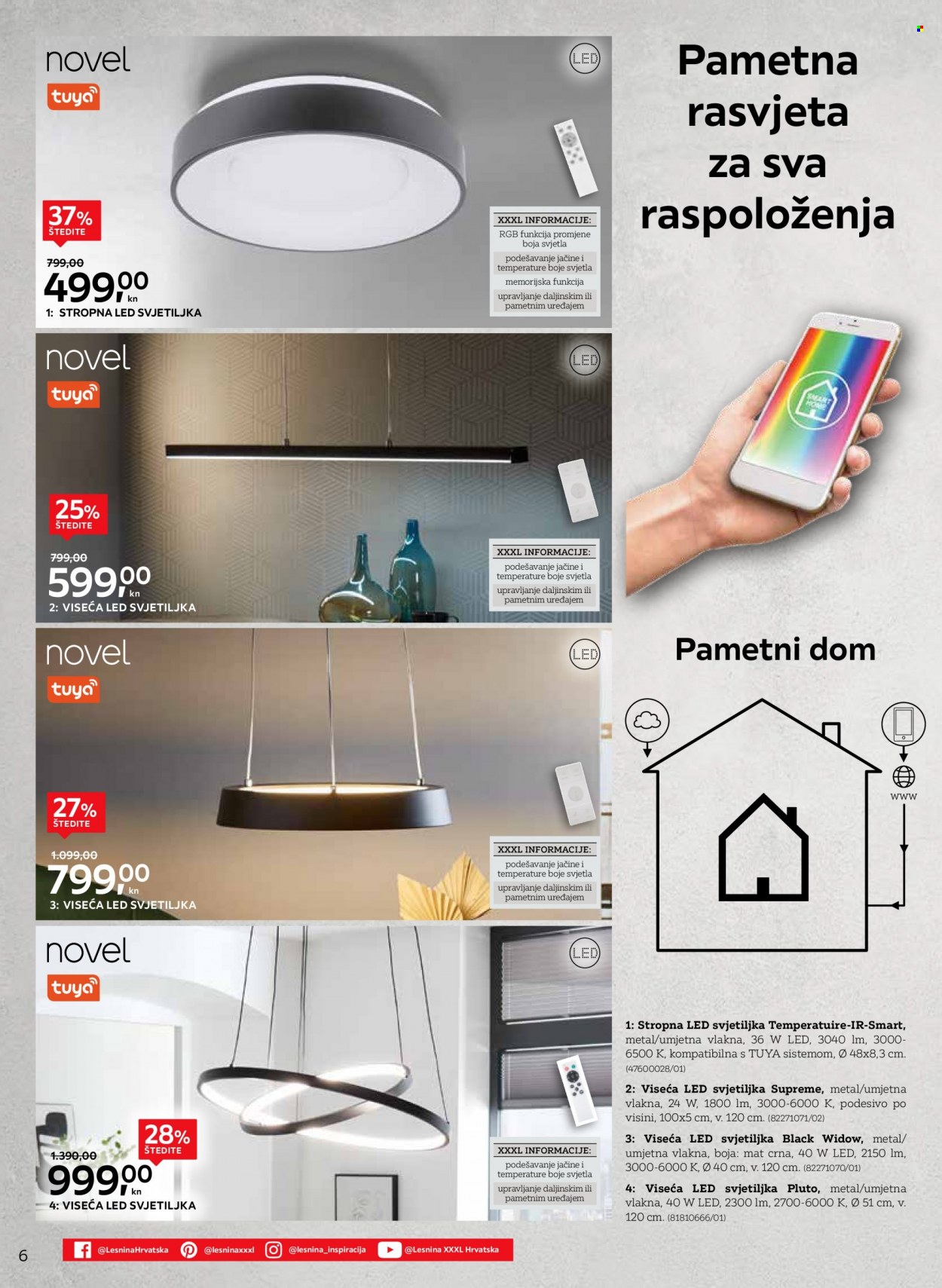 thumbnail - Lesnina katalog - 18.01.2022. - 18.02.2022. - Sniženi proizvodi - LED svjetiljka. Stranica 6.