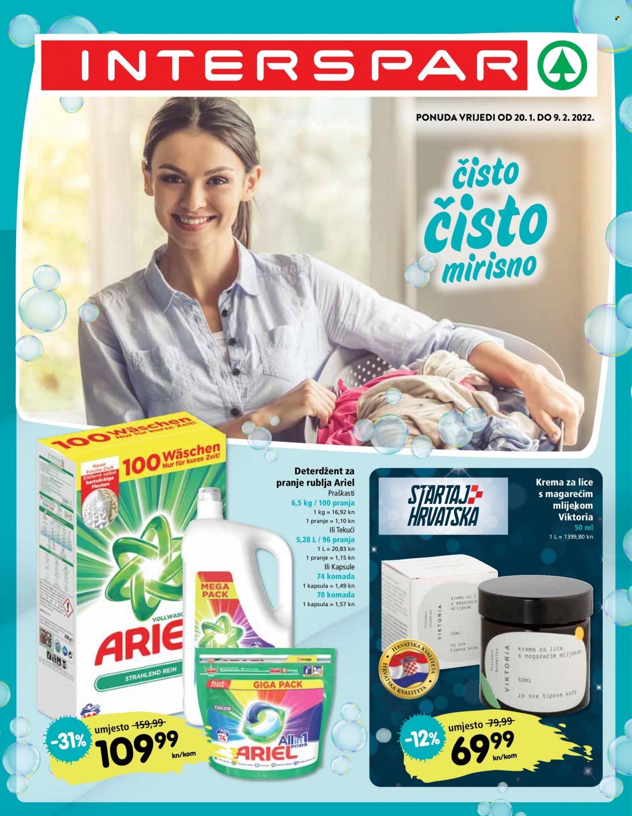 INTERSPAR katalog - 20.01.2022. - 09.02.2022. Stranica 1