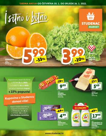 Studenac katalog - 20.01.2022. - 26.01.2022.