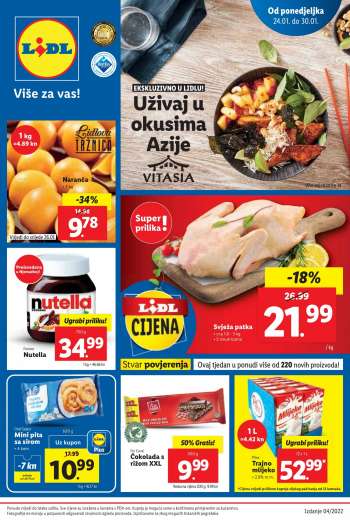 Lidl katalog - 24.01.2022. - 30.01.2022.