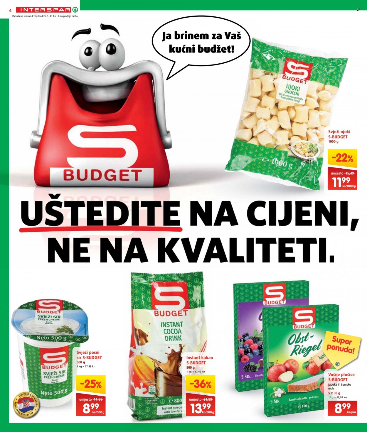 INTERSPAR katalog - 26.01.2022. - 01.02.2022. Stranica 4