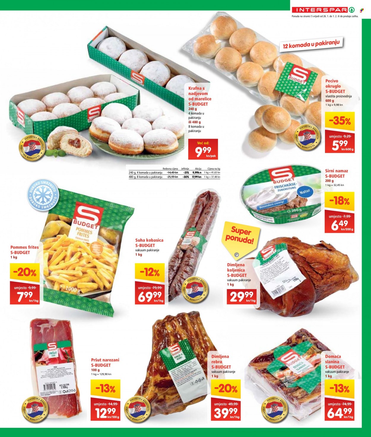 INTERSPAR katalog - 26.01.2022. - 01.02.2022. Stranica 5