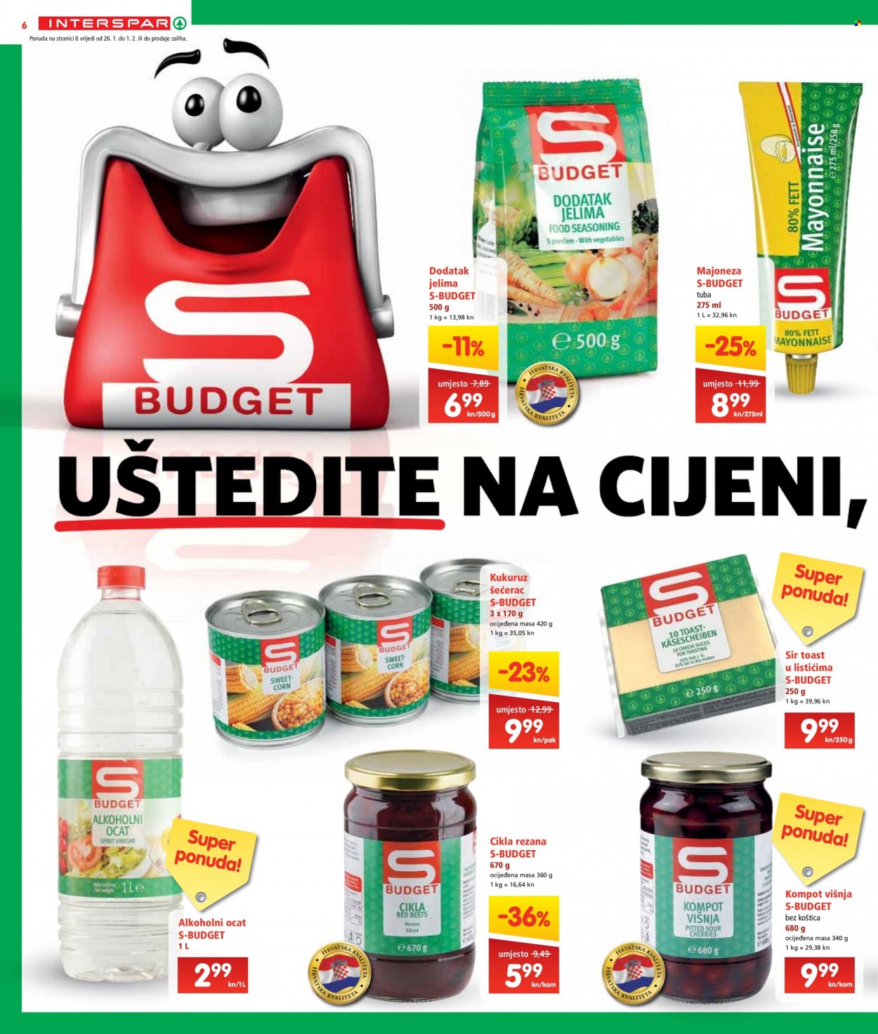 INTERSPAR katalog - 26.01.2022. - 01.02.2022. Stranica 6