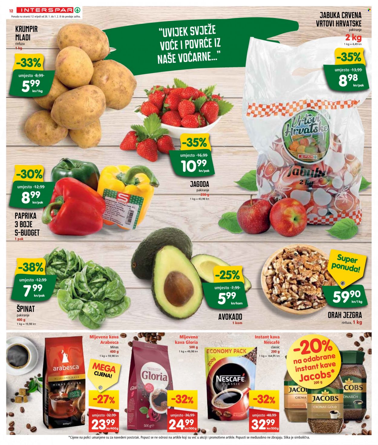 INTERSPAR katalog - 26.01.2022. - 01.02.2022. Stranica 12