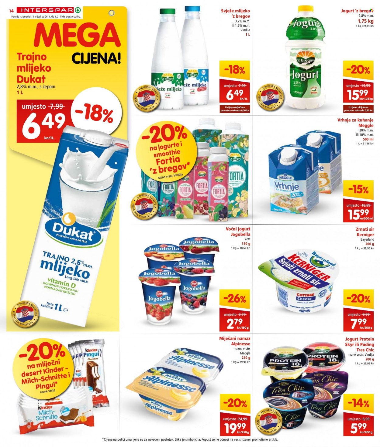 INTERSPAR katalog - 26.01.2022. - 01.02.2022. Stranica 14