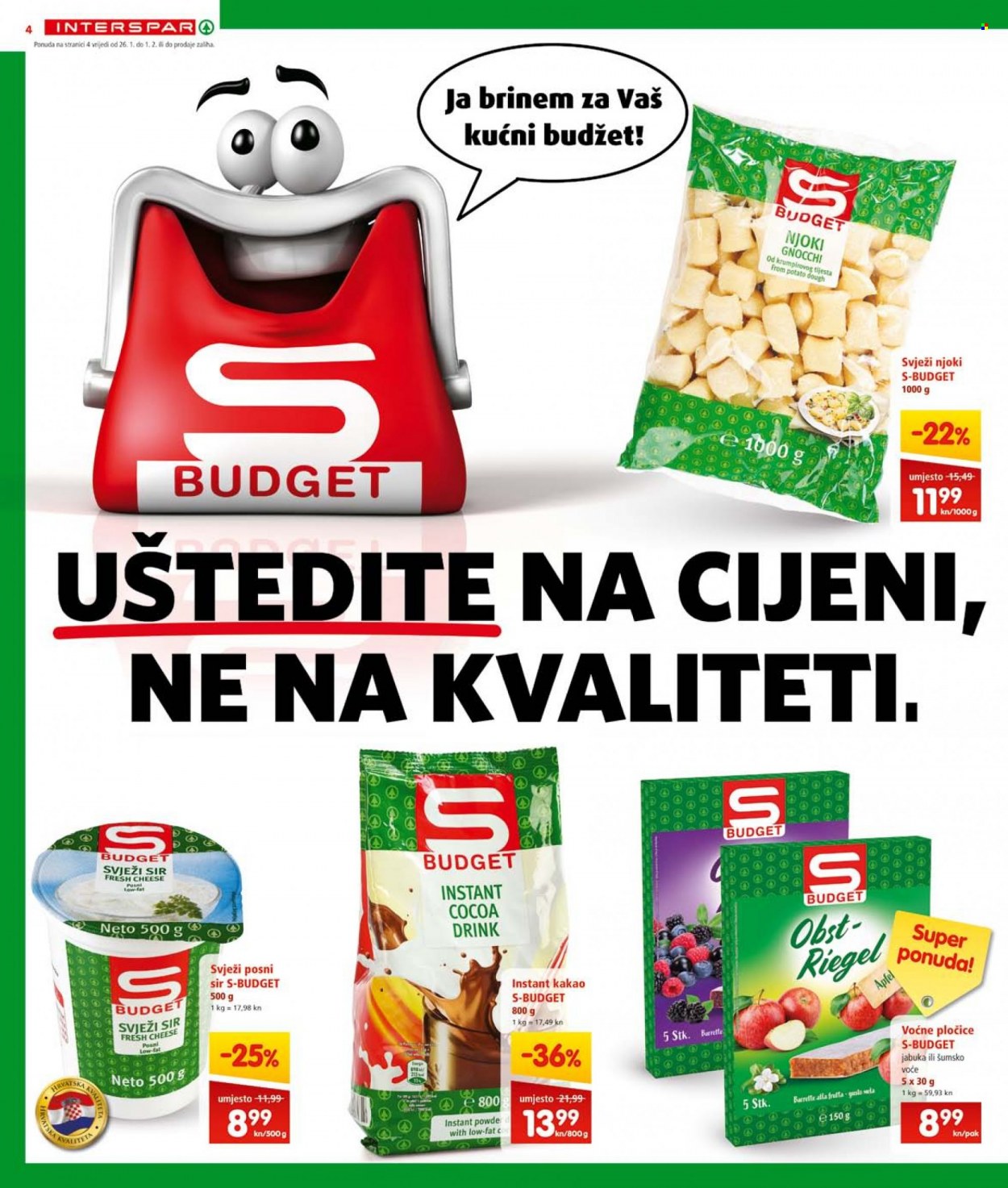 INTERSPAR katalog - 26.01.2022. - 01.02.2022. Stranica 4