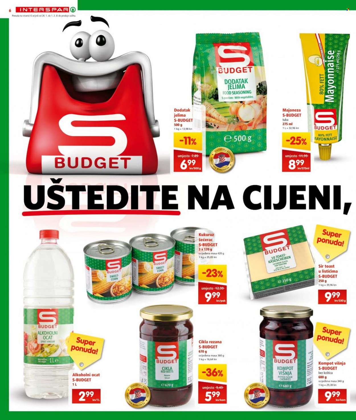INTERSPAR katalog - 26.01.2022. - 01.02.2022. Stranica 6