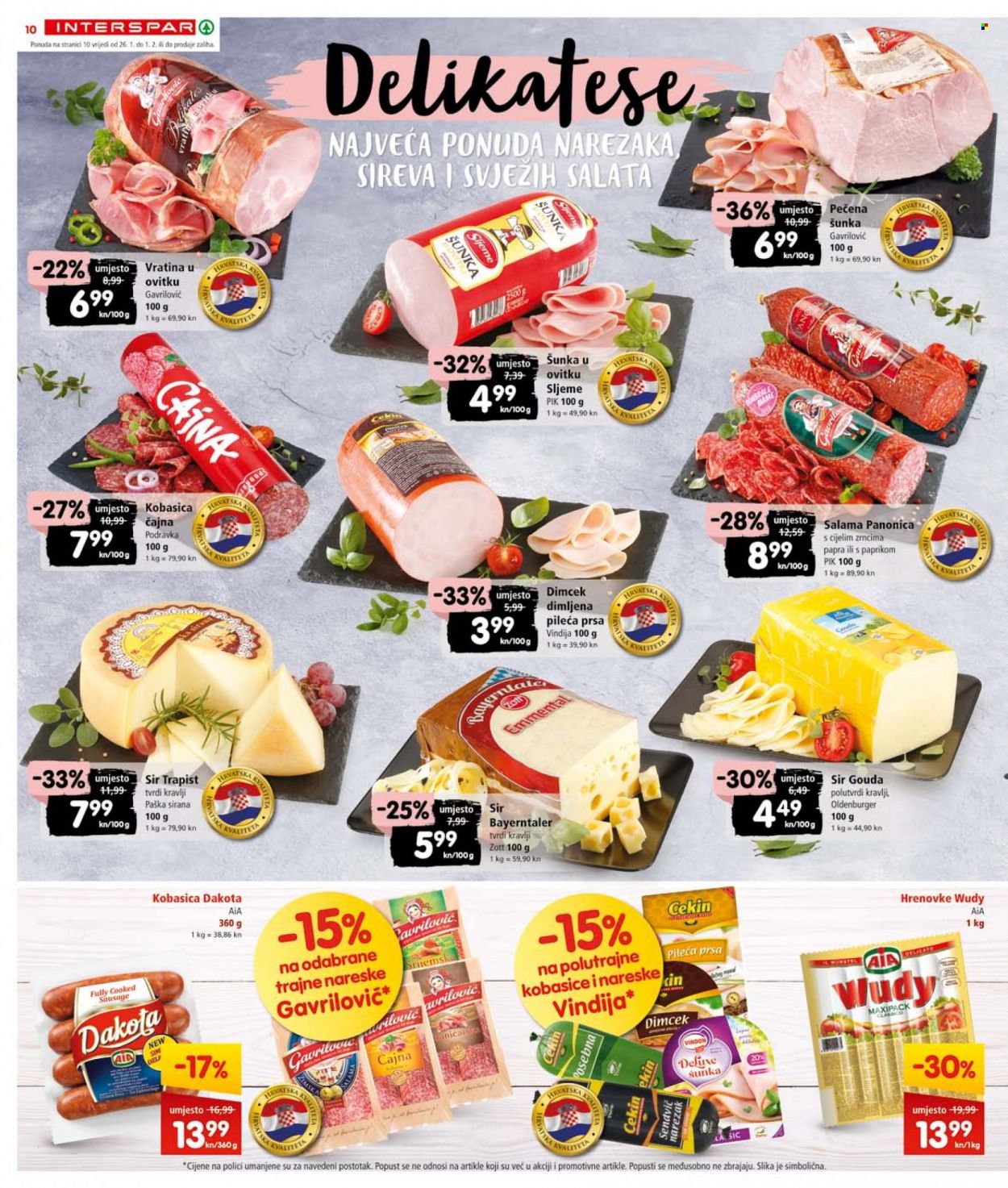 INTERSPAR katalog - 26.01.2022. - 01.02.2022. Stranica 10