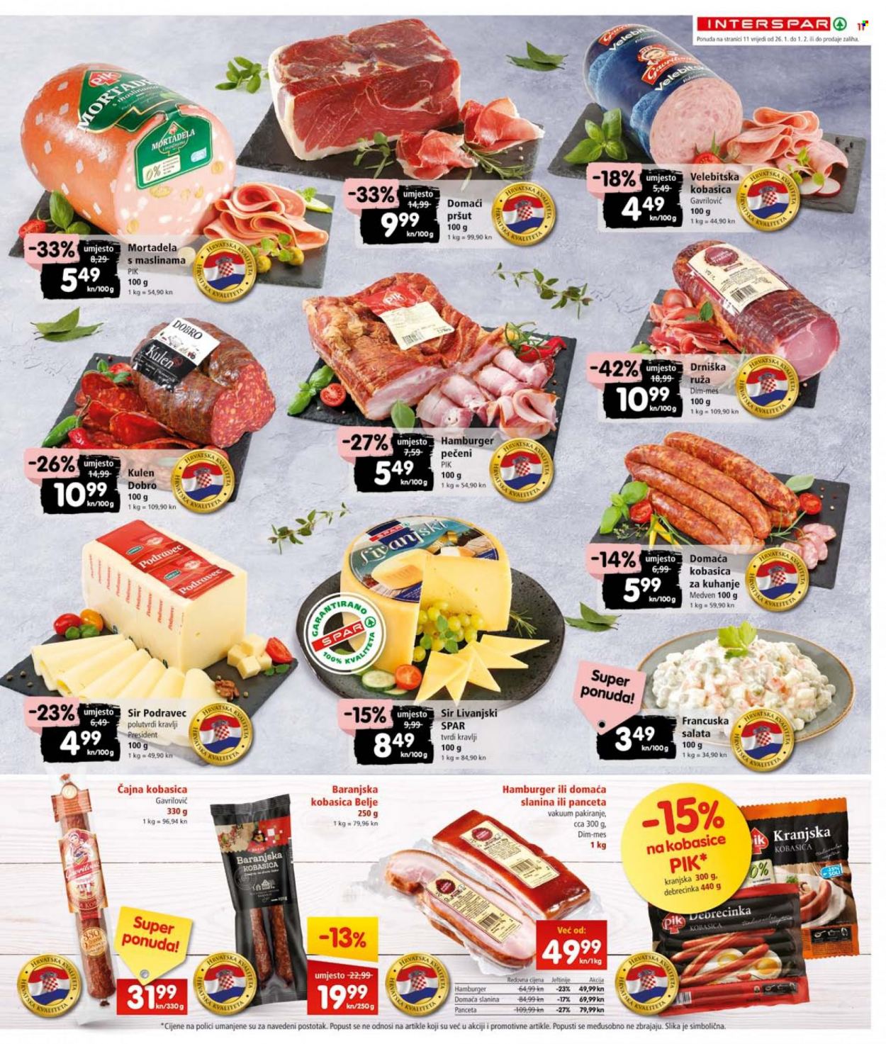 INTERSPAR katalog - 26.01.2022. - 01.02.2022. Stranica 11
