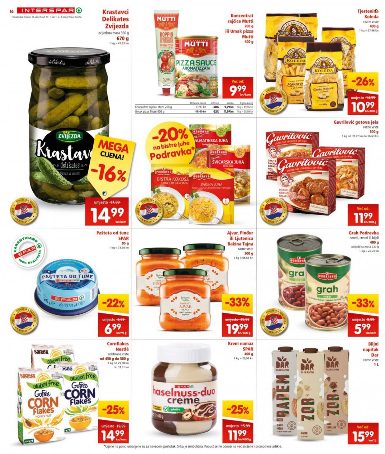 INTERSPAR katalog - 26.01.2022. - 01.02.2022. Stranica 16