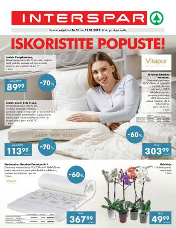 INTERSPAR katalog - 26.01.2022. - 15.02.2022.