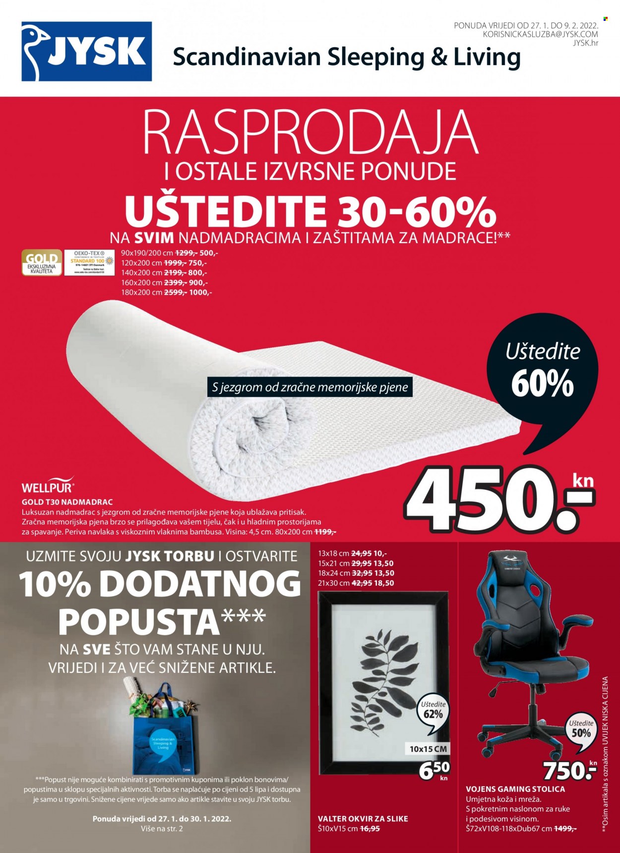 JYSK katalog - 27.01.2022. - 09.02.2022. Stranica 1