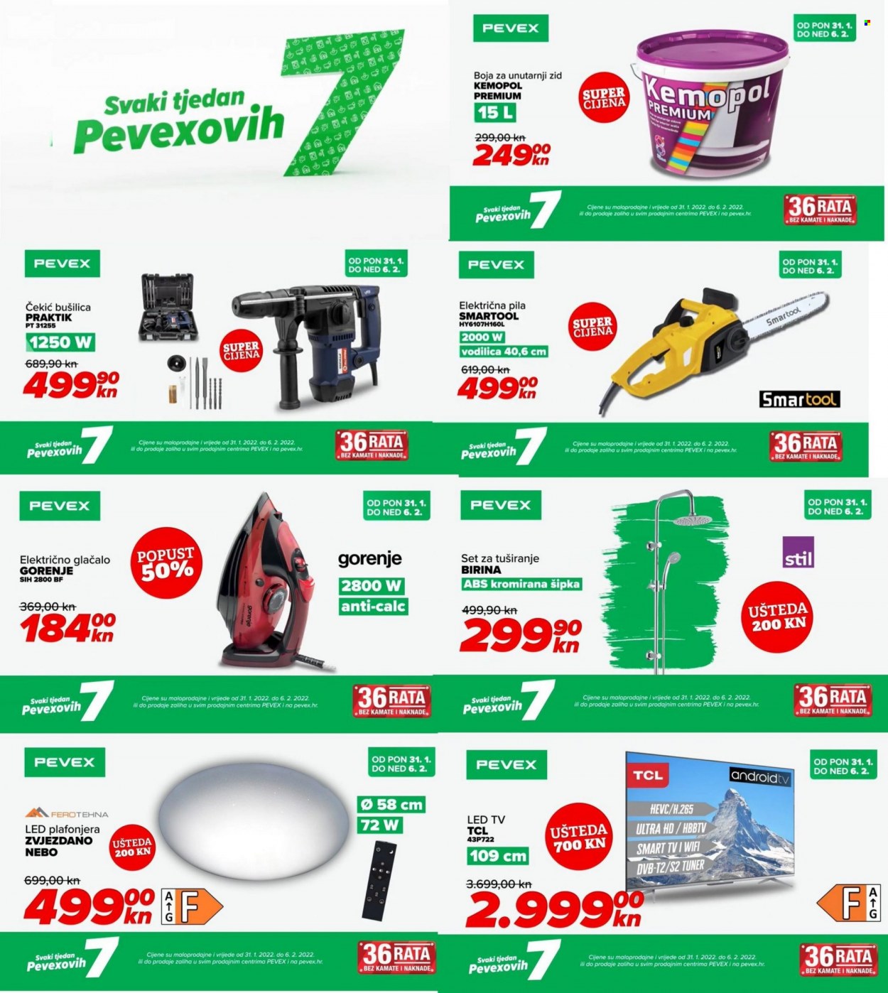 Pevex katalog - 31.01.2022. - 03.02.2022. Stranica 1