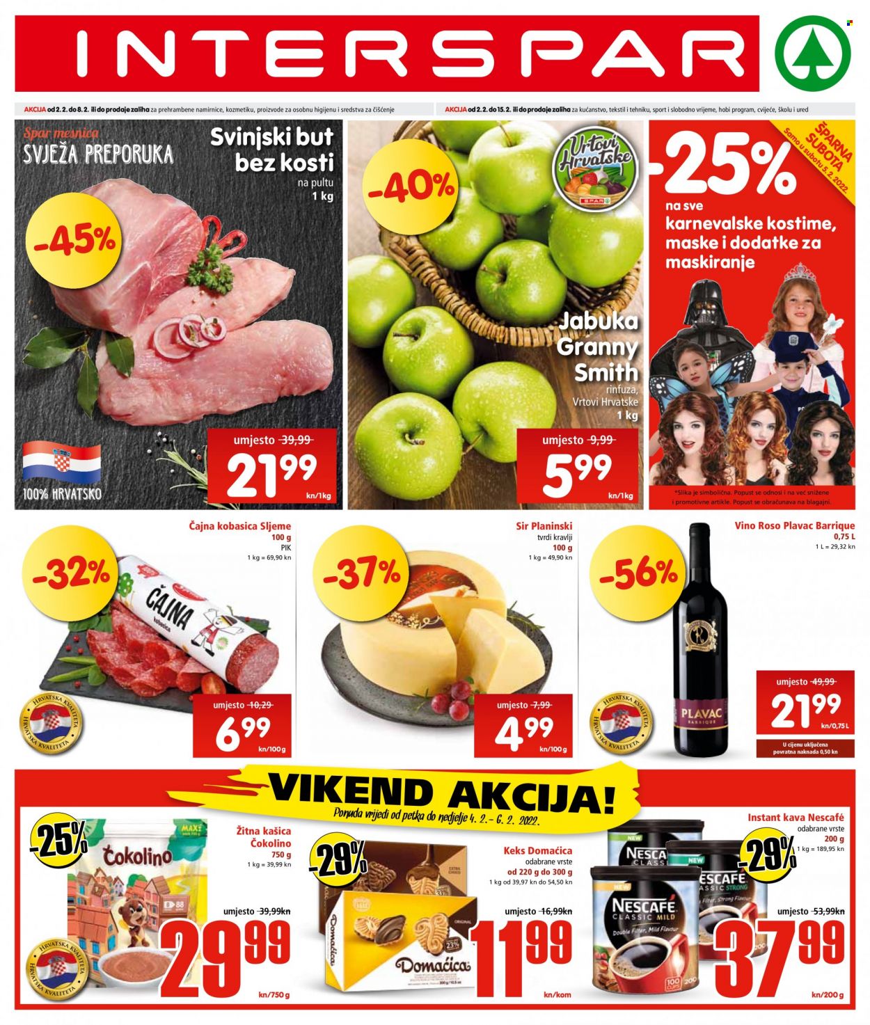 INTERSPAR katalog - 02.02.2022. - 08.02.2022. Stranica 1