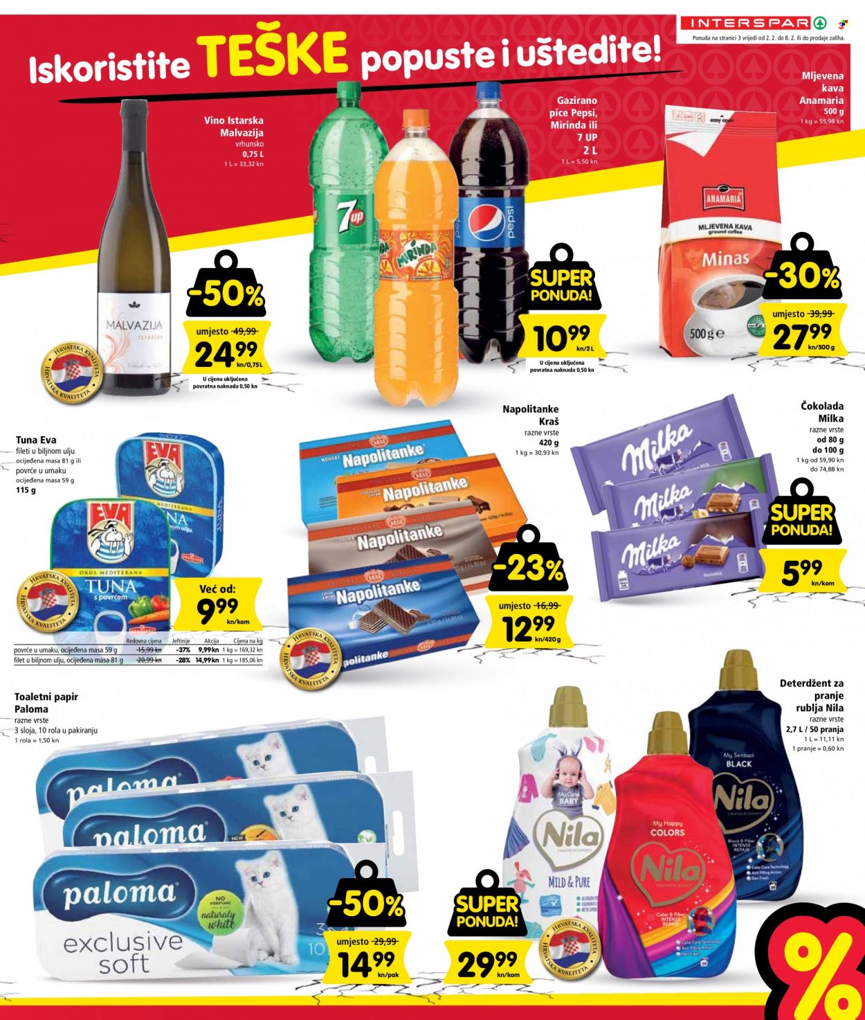 INTERSPAR katalog - 02.02.2022. - 08.02.2022. Stranica 3