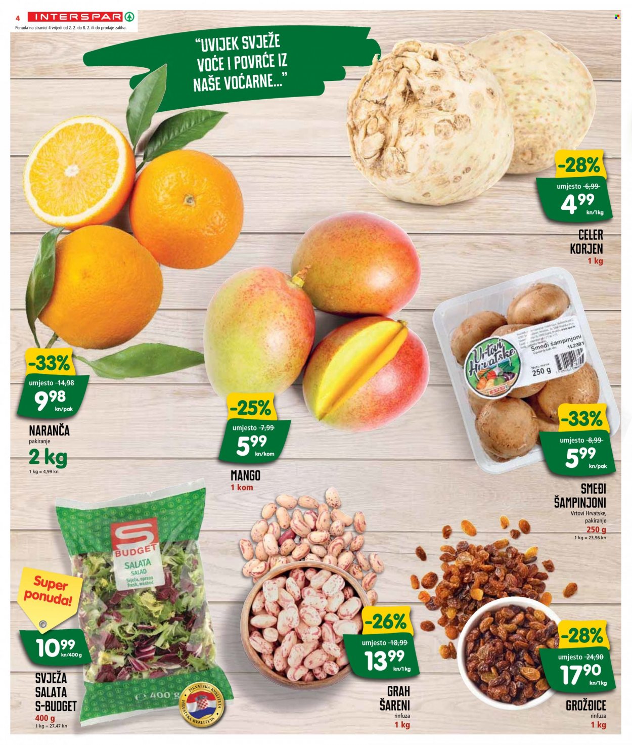 INTERSPAR katalog - 02.02.2022. - 08.02.2022. Stranica 4