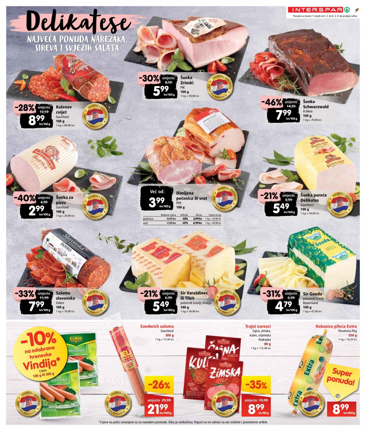 INTERSPAR katalog - 02.02.2022. - 08.02.2022. Stranica 7