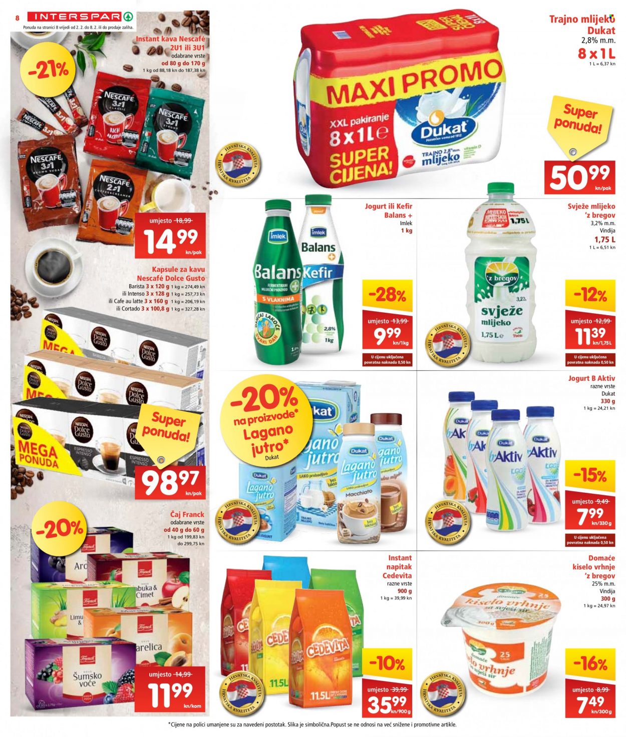 INTERSPAR katalog - 02.02.2022. - 08.02.2022. Stranica 8
