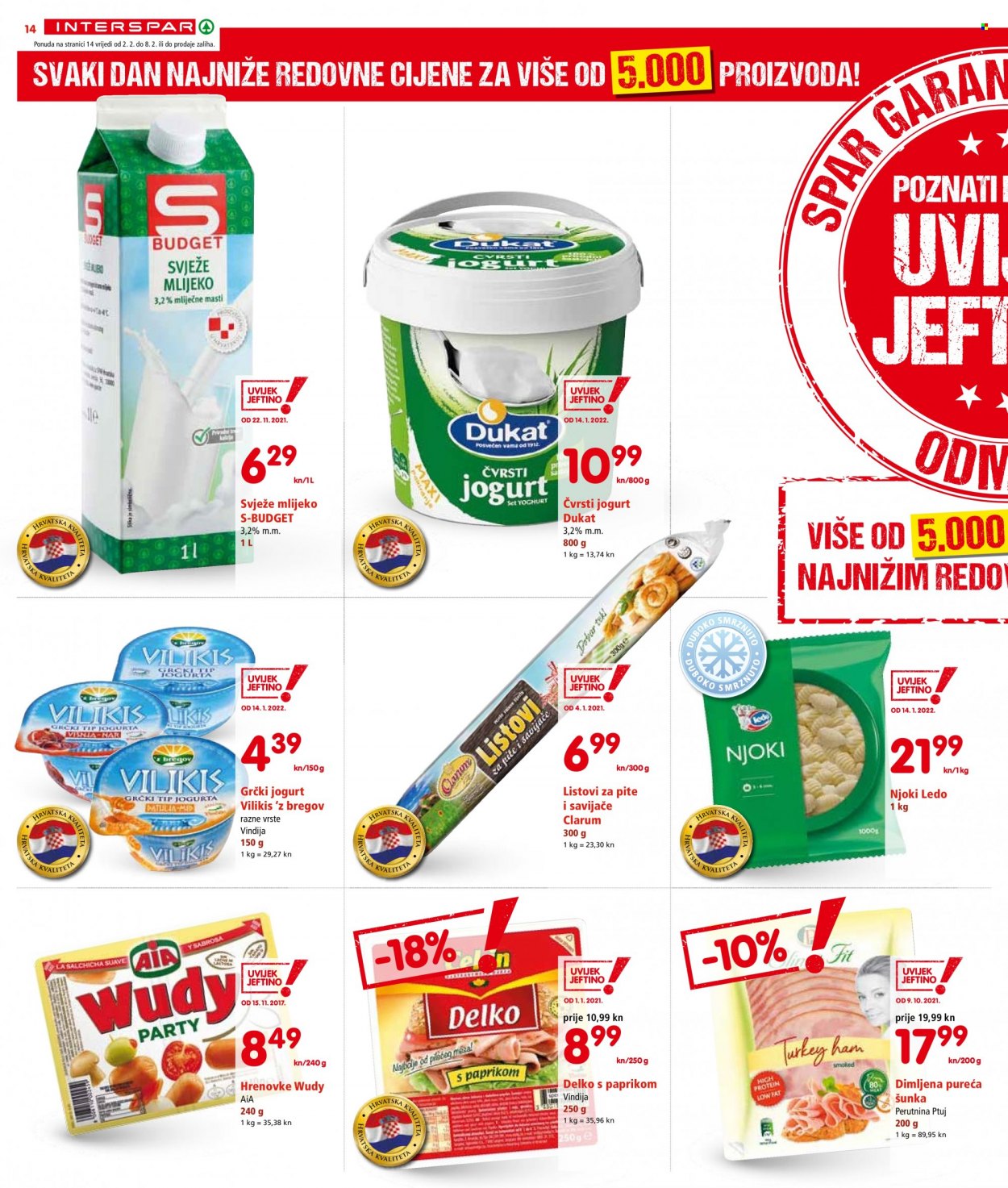 INTERSPAR katalog - 02.02.2022. - 08.02.2022. Stranica 14