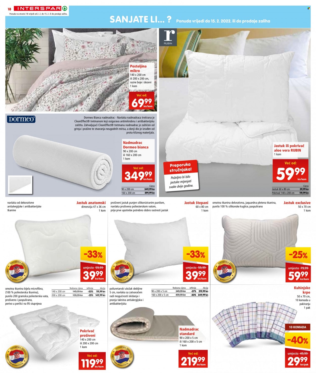 INTERSPAR katalog - 02.02.2022. - 08.02.2022. Stranica 18