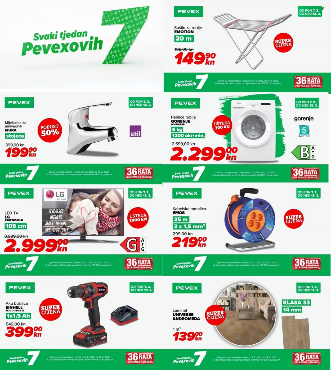 Pevex katalog - 07.02.2022. - 13.02.2022. Stranica 1