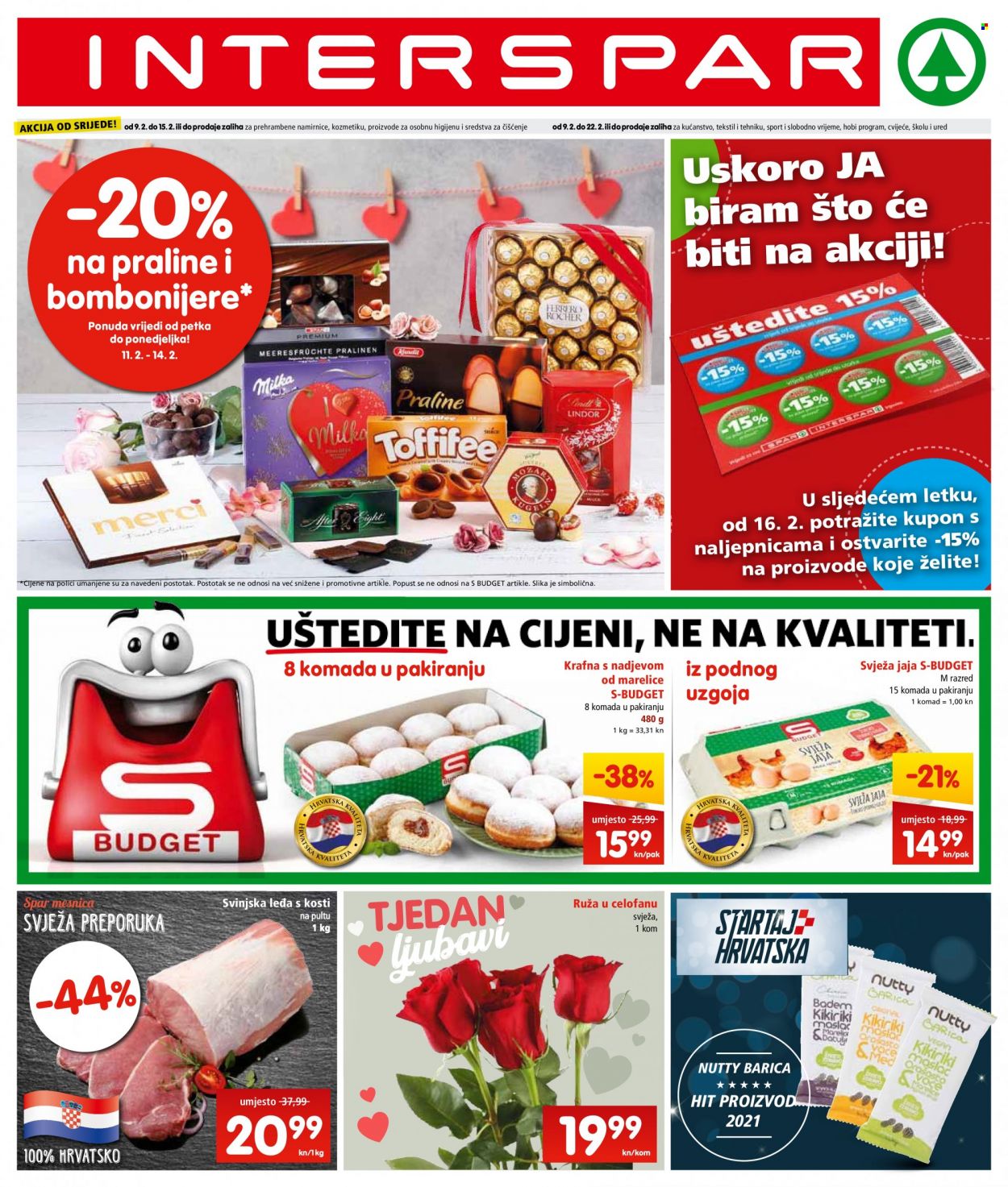 INTERSPAR katalog - 09.02.2022. - 15.02.2022. Stranica 1