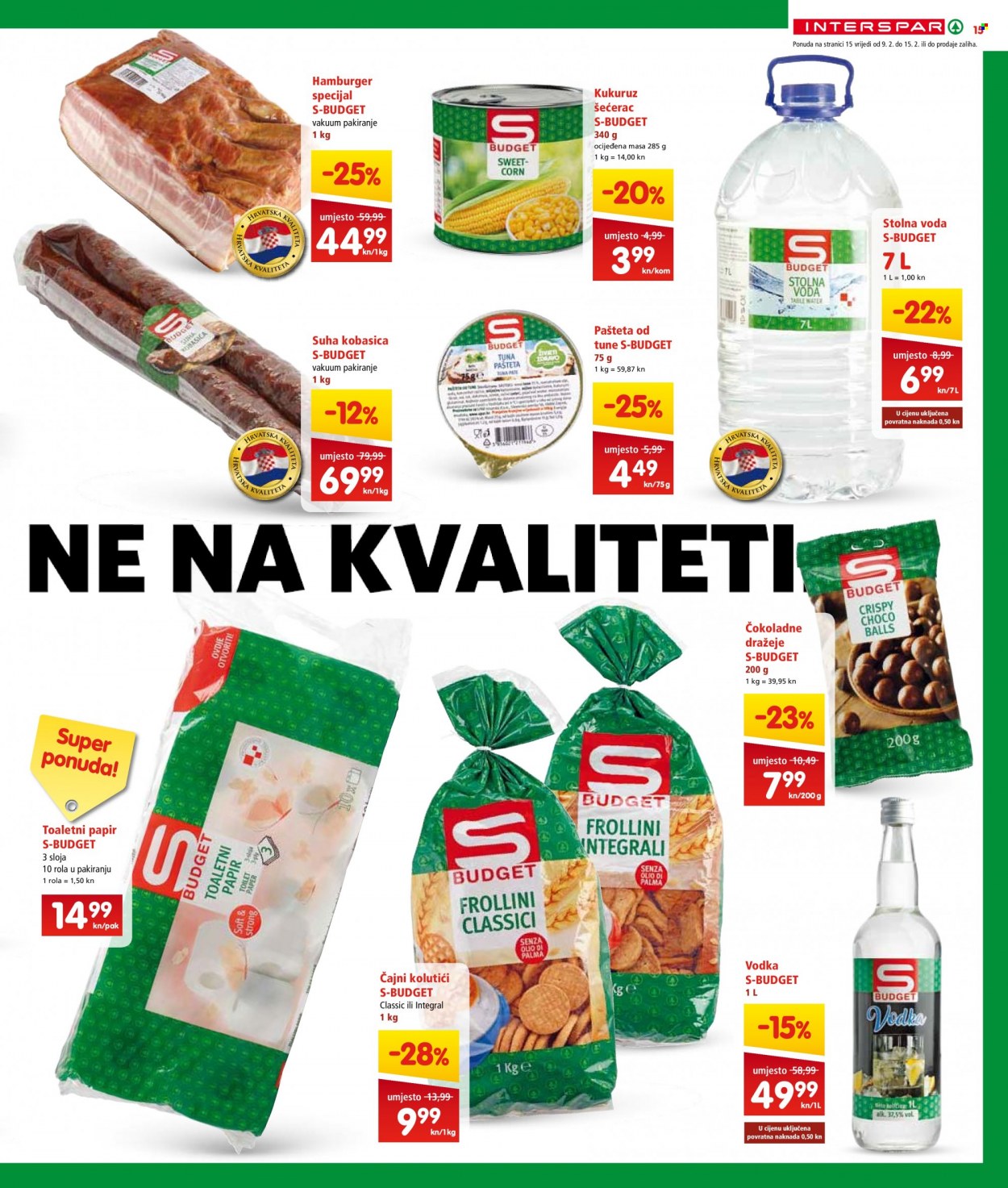 INTERSPAR katalog - 09.02.2022. - 15.02.2022. Stranica 15